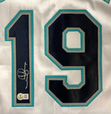 Jay Buhner Seattle Signed White Baseball Jersey BAS - Sports Integrity