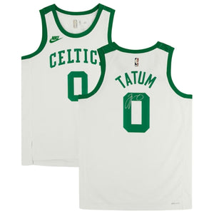 Jayson Tatum Signed Boston Celtics White Nike Year 0 Swingman Jersey Fanatics - Sports Integrity