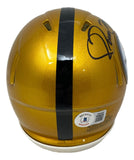 Jerome Bettis Signed Pittsburgh Steelers Flash Mini Speed Helmet BAS - Sports Integrity