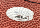 Jerome Bettis Pittsburgh Steelers Signed Wilson Duke Football JSA Holo w/ Case - Sports Integrity