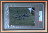 Jim Brown Signed Framed Cleveland Browns HOF 71 Cut Signature PSA/DNA 85082035 - Sports Integrity