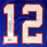 Jim Kelly Signed Buffalo Bills Blue Nike Game Jersey BAS ITP - Sports Integrity