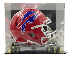 Jim Kelly Signed Buffalo Bills Full Size Replica Speed Helmet BAS w/ Case - Sports Integrity