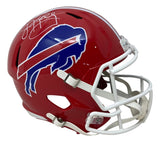 Jim Kelly Signed Buffalo Bills Full Size Replica Speed Helmet BAS ITP - Sports Integrity