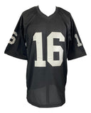 Jim Plunkett Oakland Signed Gray Football Jersey SB XV MVP Inscribed JSA - Sports Integrity