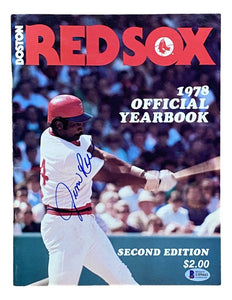 Jim Rice Signed Boston Red Sox 1978 Official Yearbook BAS - Sports Integrity