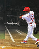 Jimmy Rollins Signed 16x20 Philadelphia Phillies Batting Photo PSA Hologram - Sports Integrity