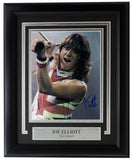 Joe Elliott Signed Framed 8x10 Young Def Leppard Photo JSA ITP - Sports Integrity