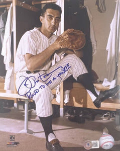 Joe Pepitone Signed 8x10 New York Yankees Photo Proud To Be A Yankee BAS - Sports Integrity