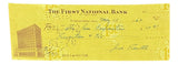 Joe Sewell Cleveland Signed May 15 1962 Bank Check BAS - Sports Integrity