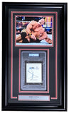 John Cena Signed Framed Slabbed WWE Bookplate w/ 8x10 vs The Rock Photo PSA - Sports Integrity