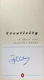 John Clese Signed Creativity A Short Cheerful Guide Hardcover Book JSA - Sports Integrity