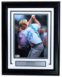 John Daly Signed In Blue Framed 8x10 PGA Golf Smoking Photo BAS - Sports Integrity