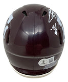 Johnny Manziel Signed Texas A&M Mini Speed Helmet 12 Heisman Inscribed BAS ITP - Sports Integrity