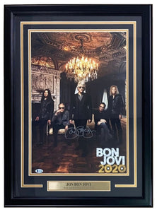 Jon Bon Jovi Signed Framed 11x17 Bon Jovi 2020 Tour Poster Photo BAS - Sports Integrity