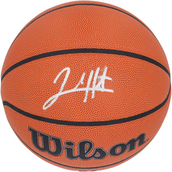 Josh Hart New York Knicks Signed Authentic NBA Wilson I/O Basketball - Sports Integrity