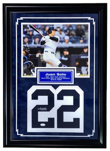 Juan Soto Signed Framed New York Yankees Jersey Numbers w/ 11x14 Photo JSA - Sports Integrity