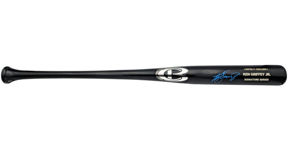 Ken Griffey Jr Mariners Signed Black Cooperstown Signature Series Bat BAS - Sports Integrity