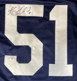 Ken Norton Jr Dallas Signed Alternate Blue Football Jersey Sports Integrity - Sports Integrity