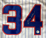 Kerry Wood Chicago Signed White Baseball Jersey Schwartz Sports Hologram - Sports Integrity