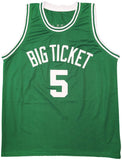 Kevin Garnett Boston Signed Green Basketball Jersey BAS - Sports Integrity