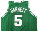 Kevin Garnett Boston Signed Green Basketball Jersey BAS - Sports Integrity