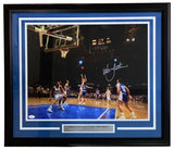 Christian Laettner Signed Framed 16x20 Duke Blue Devils The Shot Photo JSA ITP - Sports Integrity