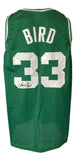 Larry Bird Signed Custom Green Pro - Style Basketball Jersey 2 Bird+JSA ITP - Sports Integrity