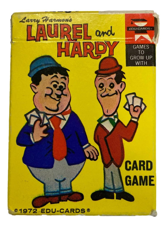 Harmon's Laurel And Hardy Vintage 1972 Edu - Cards Educational Playing Card Game - Sports Integrity