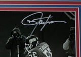 Lawrence Taylor Signed Framed 8x10 Giants Photo Sacking Cunningham Photo JSA - Sports Integrity