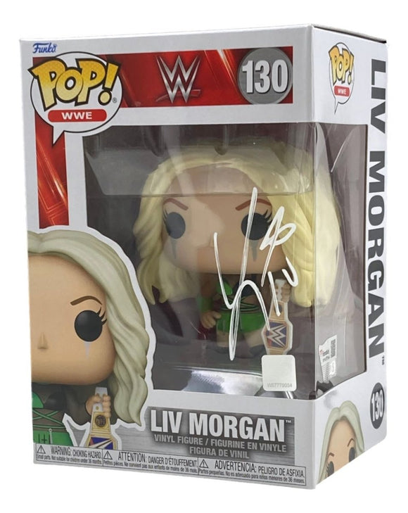 Liv Morgan Signed WWE Funko Pop #130 Fanatics - Sports Integrity