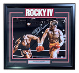 Dolph Lundgren Signed Framed 16x20 Rocky IV Punch Photo PSA ITP - Sports Integrity