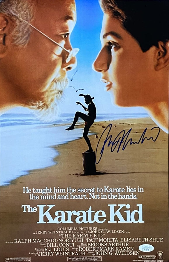 Ralph Macchio Signed 11x17 The Karate Kid poster Photo 2 JSA - Sports Integrity