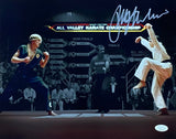 Ralph Macchio Signed 11x14 The Karate Kid Spotlight Photo JSA ITP - Sports Integrity