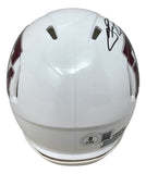 Johnny Manziel Signed Texas A&M White Mini Speed Helmet Johnny Football BAS - Sports Integrity