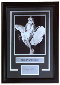 Marilyn Monroe Framed 8x10 Photo w/ Laser Engraved Signature - Sports Integrity