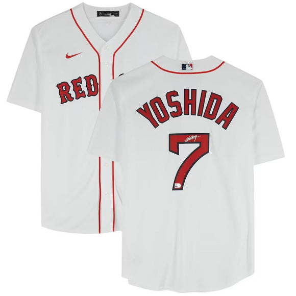 Masataka Yoshida Signed Boston Red Sox Nike Replica Jersey Fanatics - Sports Integrity