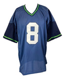 Matt Hasselbeck Seattle Signed Blue Football Jersey BAS - Sports Integrity