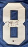 Matt Hasselbeck Seattle Signed Blue Football Jersey BAS - Sports Integrity