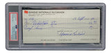 Maurice Richard Signed Montreal Canadiens Bank Check #238 PSA/DNA - Sports Integrity