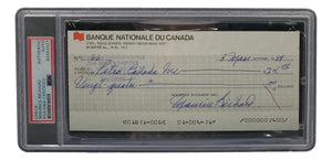 Maurice Richard Signed Montreal Canadiens Bank Check #66 PSA/DNA - Sports Integrity