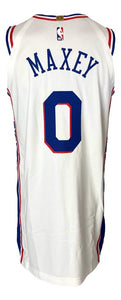 Tyrese Maxey Philadelphia 76ers Game Used Jersey April 22 2023 Vs Nets Fanatics - Sports Integrity