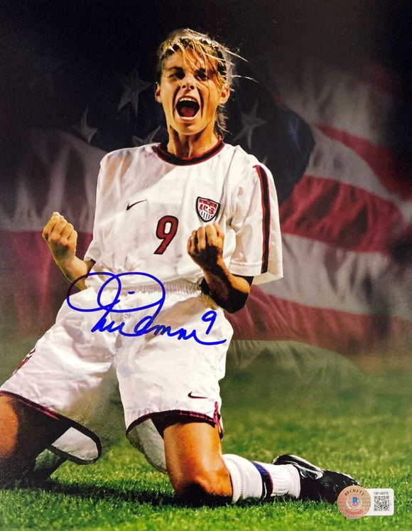 Mia Hamm Signed 8x10 USA Womens Soccer Collage Photo BAS ITP - Sports Integrity