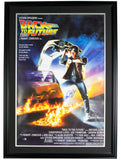 Michael J. Fox Signed Framed Back To The Future 32x46 Movie Poster BAS - Sports Integrity