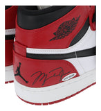 Michael Jordan Chicago Bulls Signed Nike Air Jordan 1 Retro High Sneaker BAS+UDA - Sports Integrity