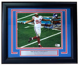 Michael Strahan Signed Framed 8x10 New York Giants Photo BAS - Sports Integrity