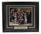 The Mighty Ducks (6) Cast Signed Framed 11x14 Photo BAS ITP - Sports Integrity