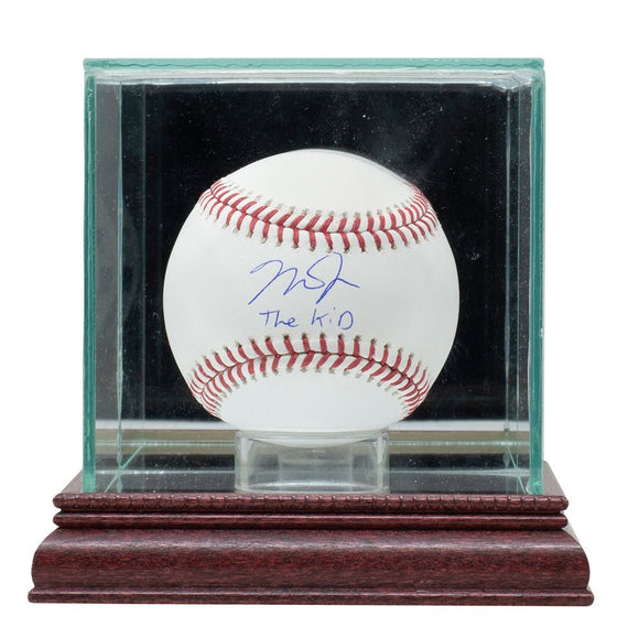 Mike Trout Signed Angels MLB Baseball The Kid Inscription w/Case MLB Hologram - Sports Integrity