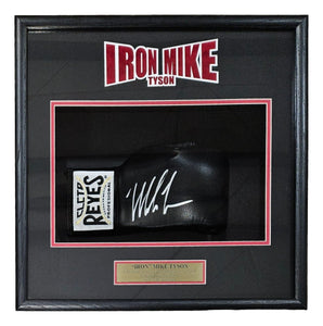 Mike Tyson Signed Black Right Hand Cleto Reyes Boxing Glove Shadowbox JSA ITP - Sports Integrity