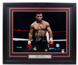 Mike Tyson Signed Framed 16x20 Boxing Stare Down Photo JSA - Sports Integrity